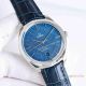 Swiss Copy Omega De Ville 2834 Blue Dial Leather Strap Watches (4)_th.jpg